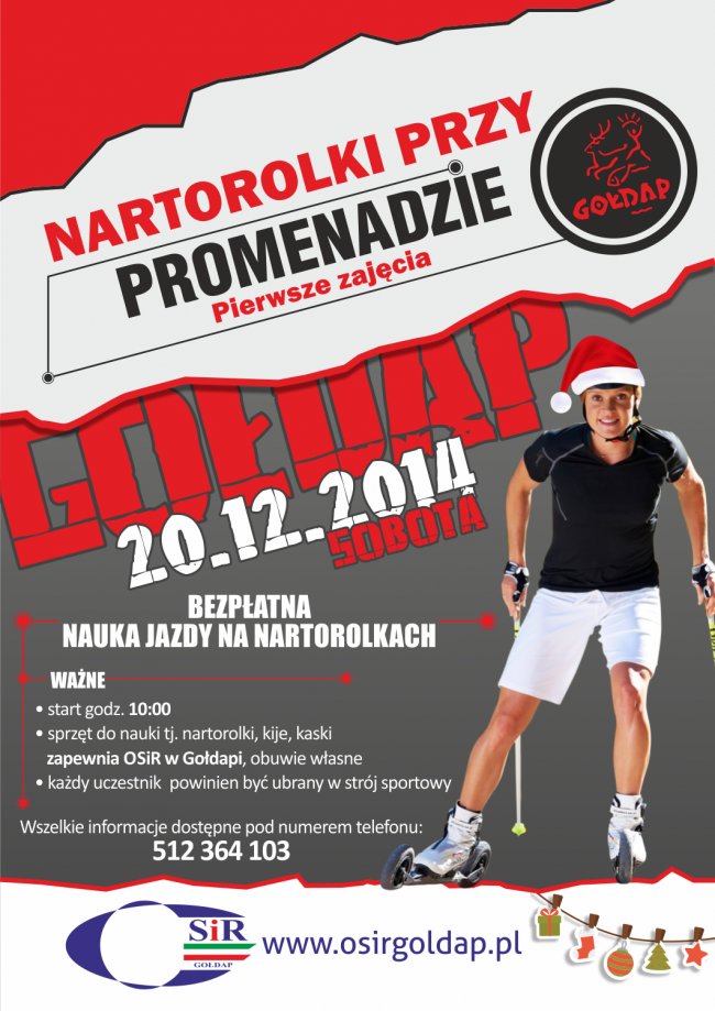 nartorolki na promenadzie plakat nauka