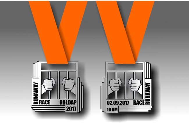runaway race medal GOŁDAP