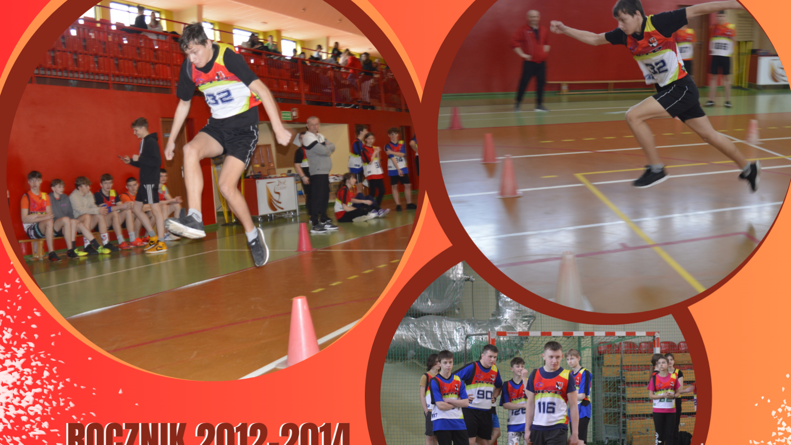 Light Blue on Blue Badminton Classes Sports Poster