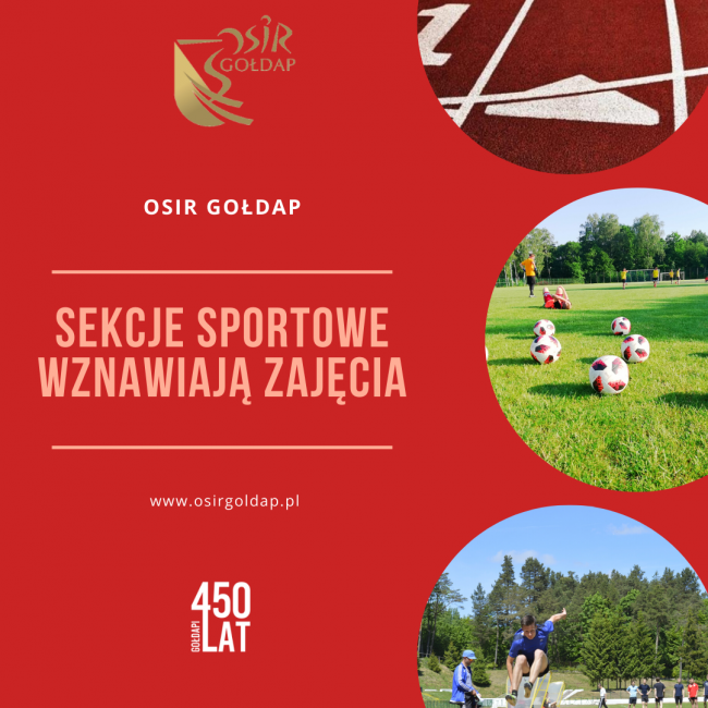 sekcje sportowe wznawiają zajęcia