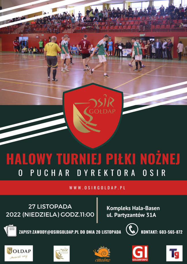 turniej halowej piłki nożnej