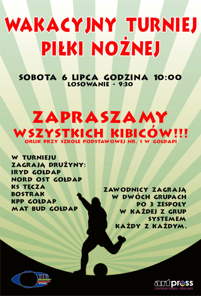 PLAKAT pilka nozna