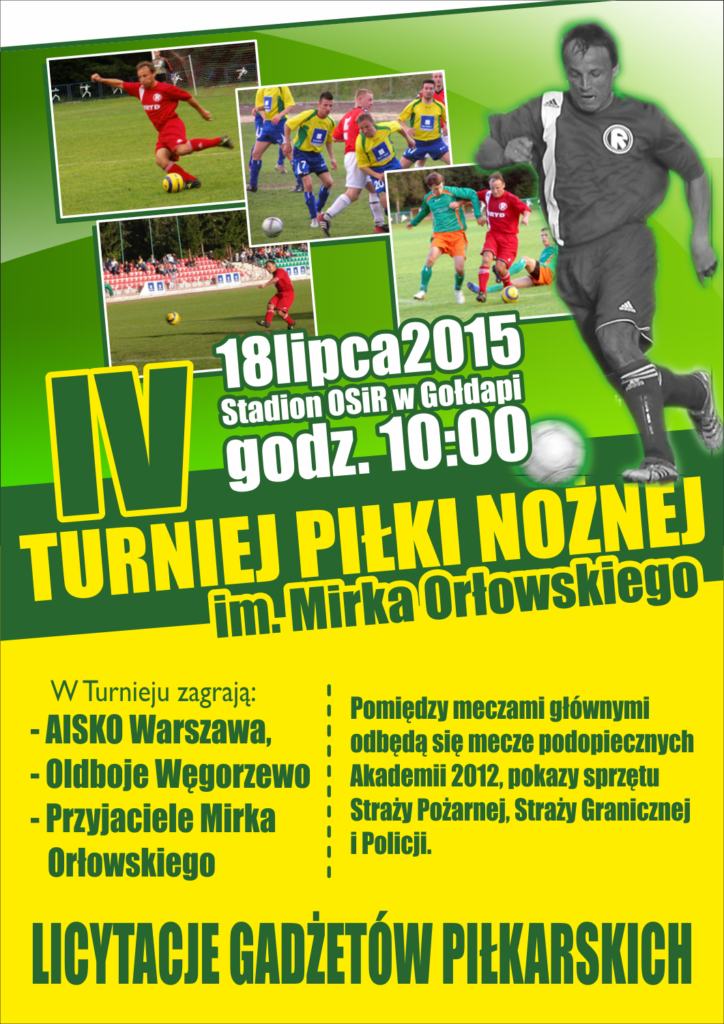 VI turniej Mirka plakat