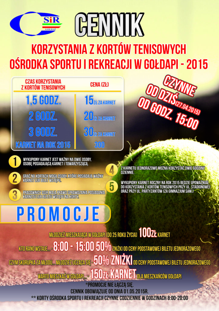 cenik korty osir 2015
