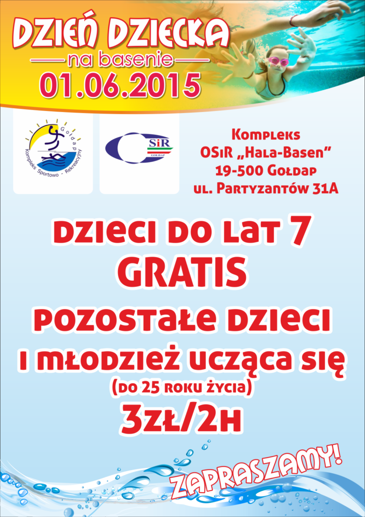 dzień dziecka na basenie
