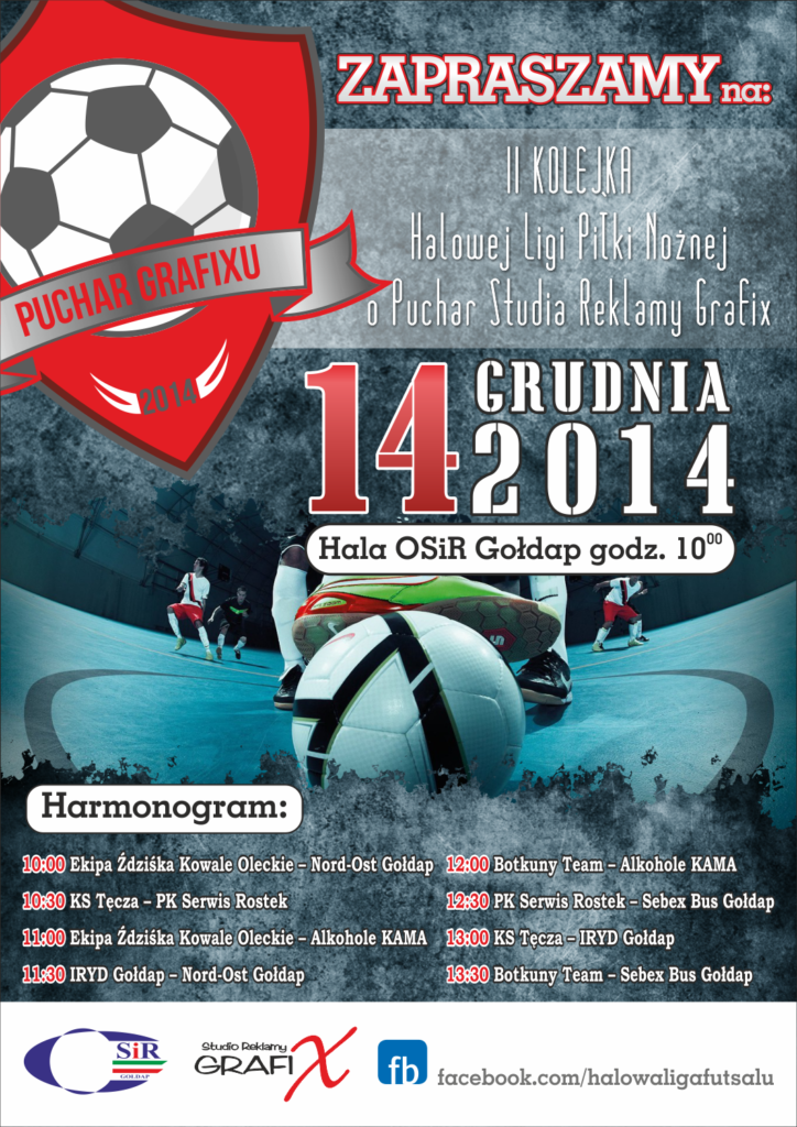 halowa liga plakat II kolejka