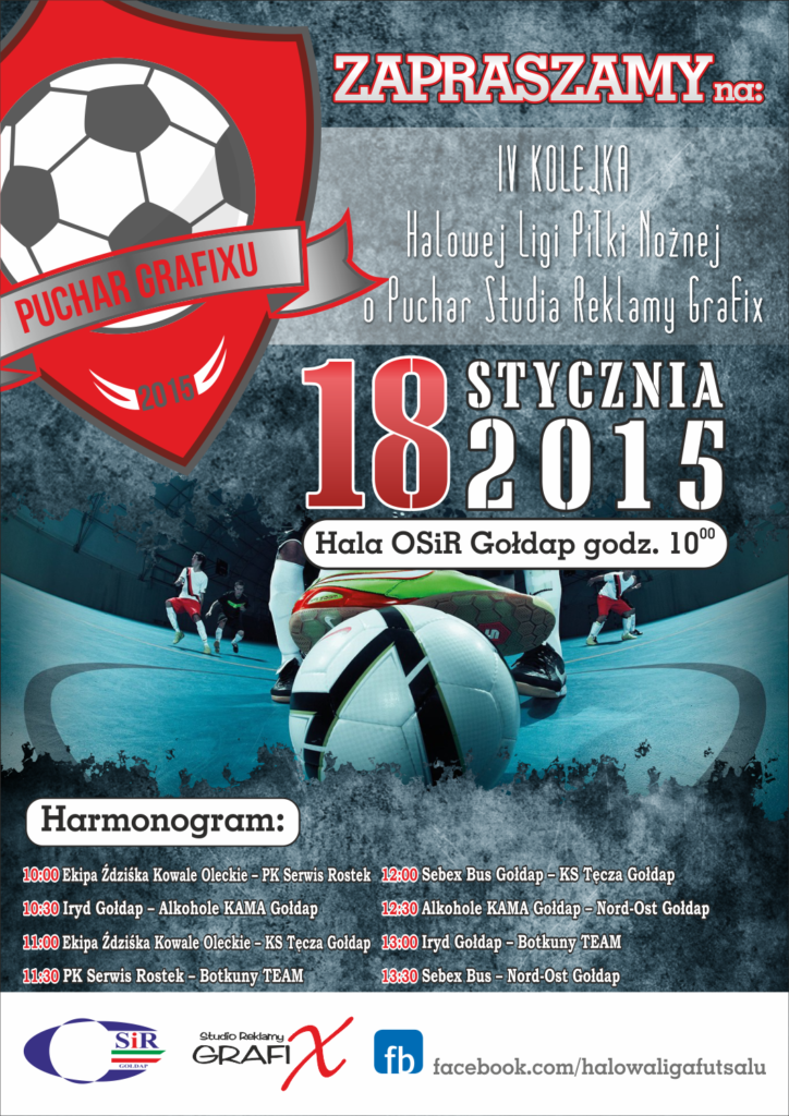 halowa liga plakat IV kolejka