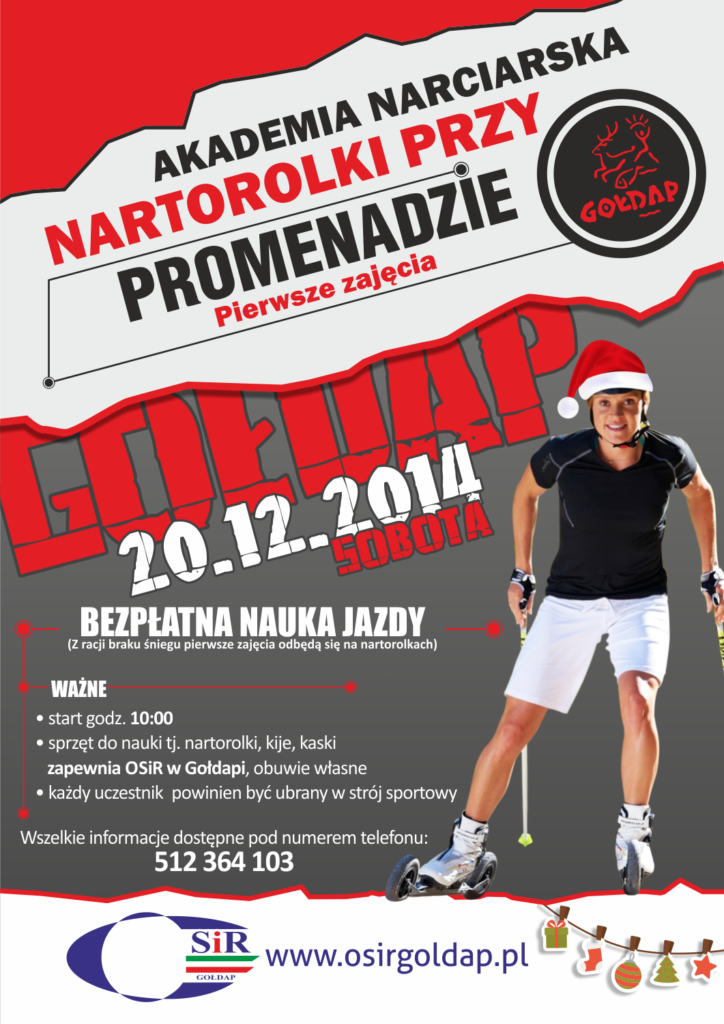 nartorolki na promenadzie plakat nauka