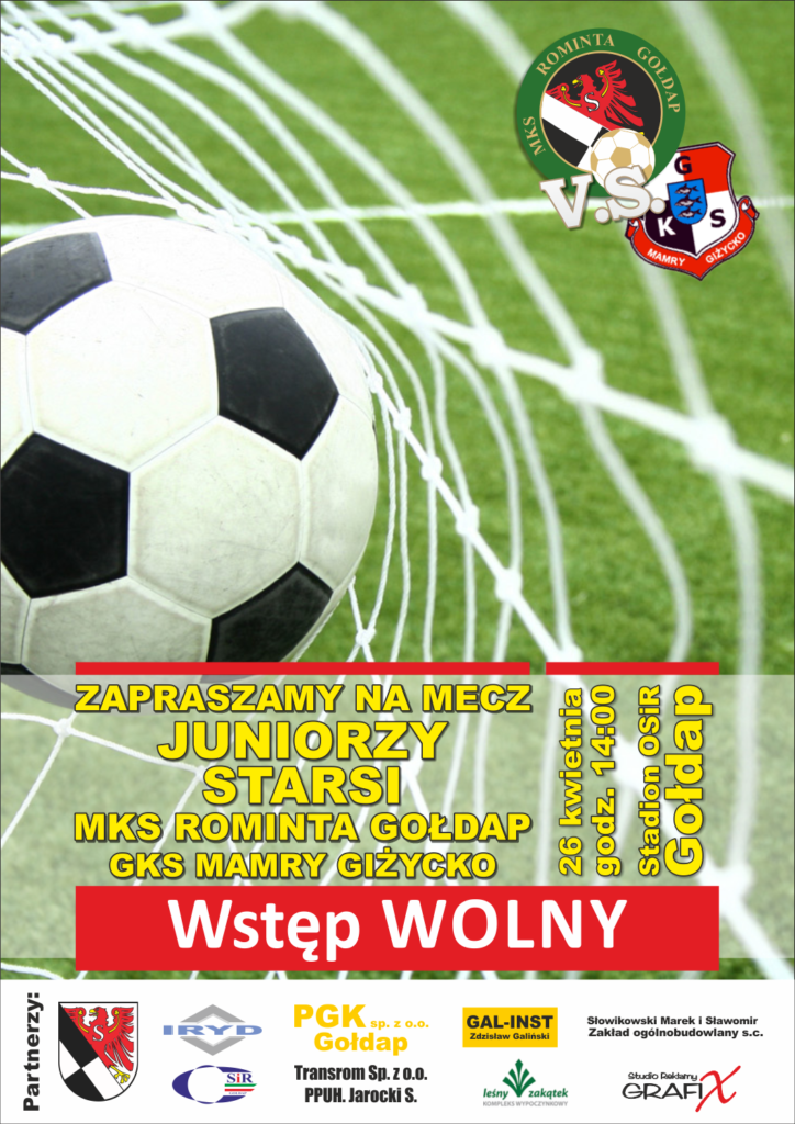 plakat rominta juniorzy starsi mamry giżycko