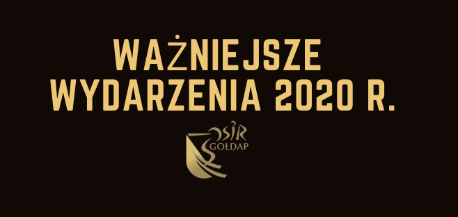 Ważniejsze wydarzenia 2020 r.