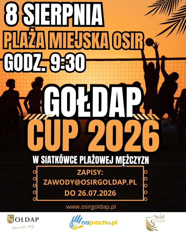 Orange and Black Dynamic Beach Volleyball Tournament Instagram Post