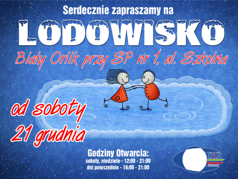 Plakat-lodowisko